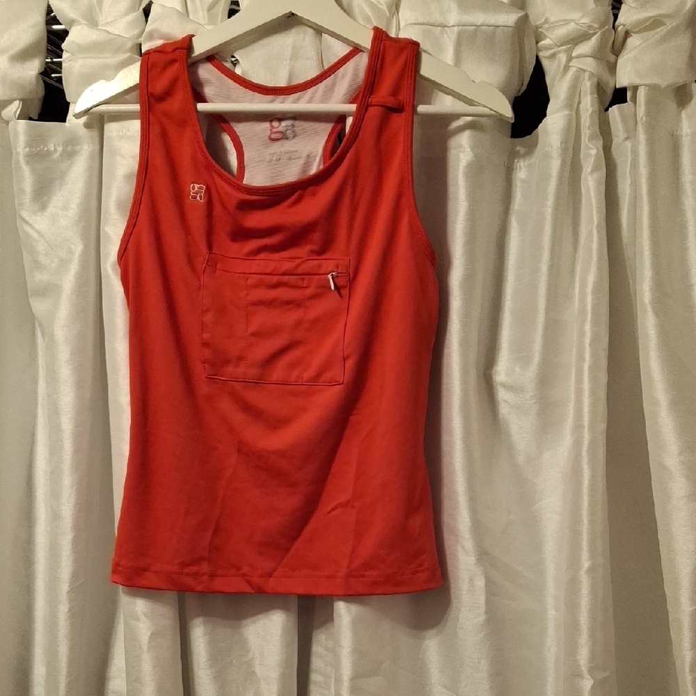 Gracie Gear Vibrant Red Women's Tank Top with Pocket Lg